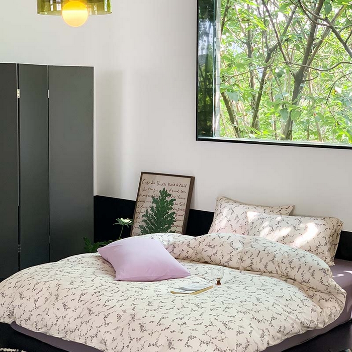 91家纺网 家纺一手货源 找家纺 源启生活 2025秋冬新款A类全棉针织棉活性印染四件套 告白