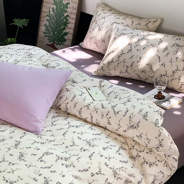 91家纺网 家纺一手货源 找家纺 源启生活 2025秋冬新款A类全棉针织棉活性印染四件套 告白