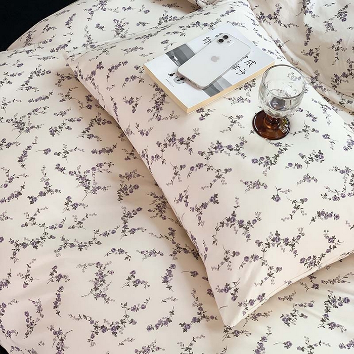 91家纺网 家纺一手货源 找家纺 源启生活 2025秋冬新款A类全棉针织棉活性印染四件套 告白