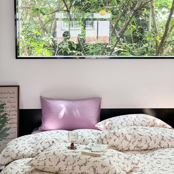 91家纺网 家纺一手货源 找家纺 源启生活 2025秋冬新款A类全棉针织棉活性印染四件套 告白