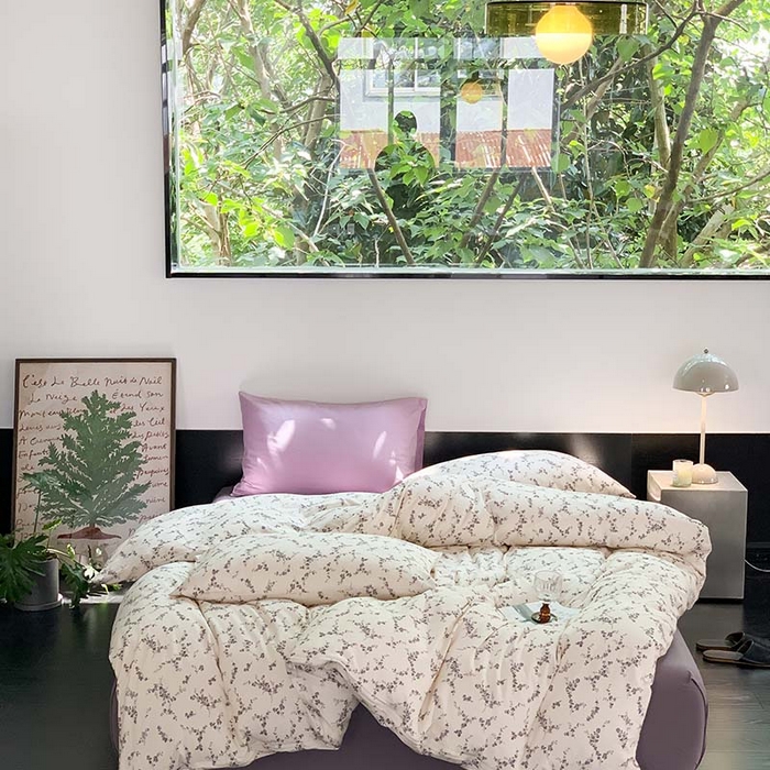 91家纺网 家纺一手货源 找家纺 源启生活 2025秋冬新款A类全棉针织棉活性印染四件套 告白