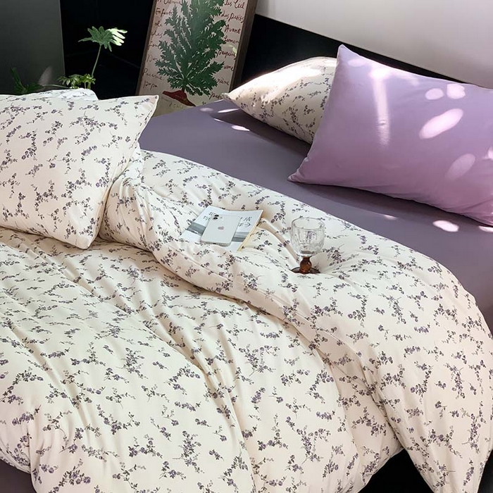 91家纺网 家纺一手货源 找家纺 源启生活 2025秋冬新款A类全棉针织棉活性印染四件套 告白