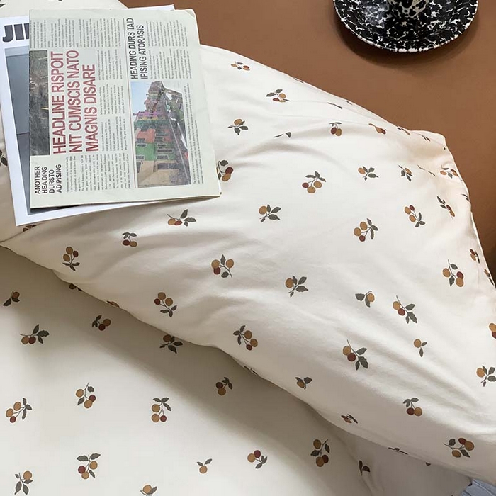 91家纺网 家纺一手货源 找家纺 源启生活 2025秋冬新款A类全棉针织棉活性印染四件套 悠然果