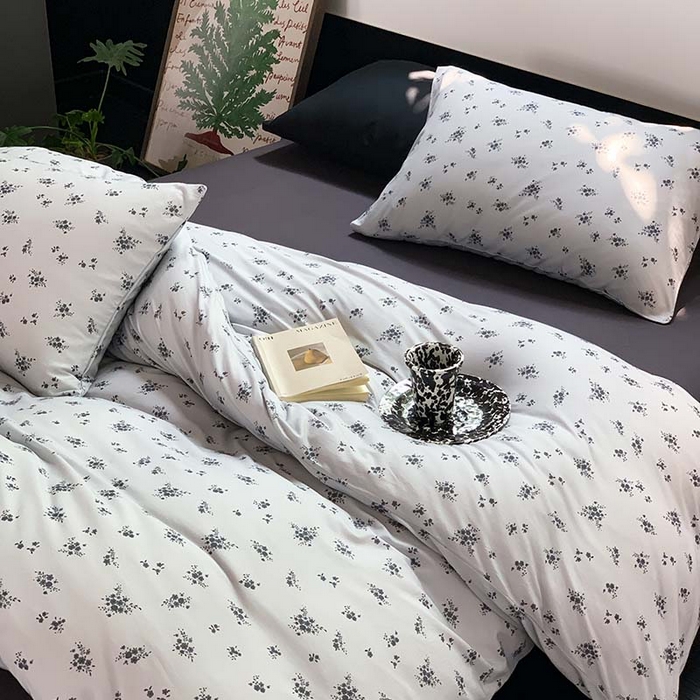 91家纺网 家纺一手货源 找家纺 源启生活 2025秋冬新款A类全棉针织棉活性印染四件套 以墨