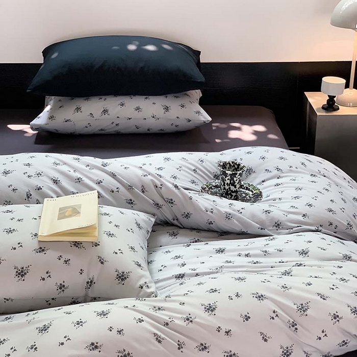 91家纺网 家纺一手货源 找家纺 源启生活 2025秋冬新款A类全棉针织棉活性印染四件套 以墨