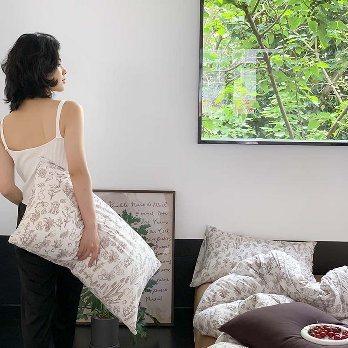 91家纺网 家纺一手货源 找家纺 源启生活 2025秋冬新款A类全棉针织棉活性印染四件套 奈斯兔