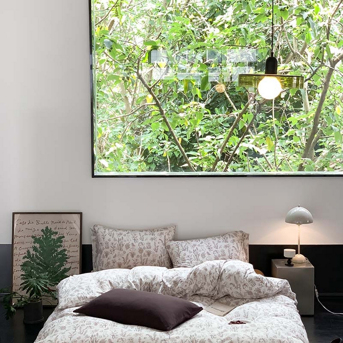 91家纺网 家纺一手货源 找家纺 源启生活 2025秋冬新款A类全棉针织棉活性印染四件套 奈斯兔