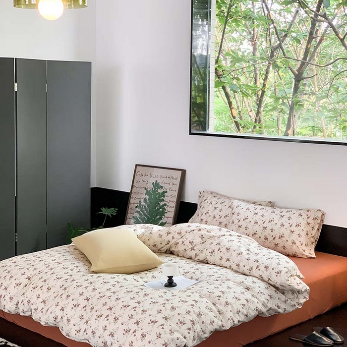 91家纺网 家纺一手货源 找家纺 源启生活 2025秋冬新款A类全棉针织棉活性印染四件套 禾木