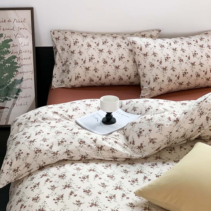 91家纺网 家纺一手货源 找家纺 源启生活 2025秋冬新款A类全棉针织棉活性印染四件套 禾木