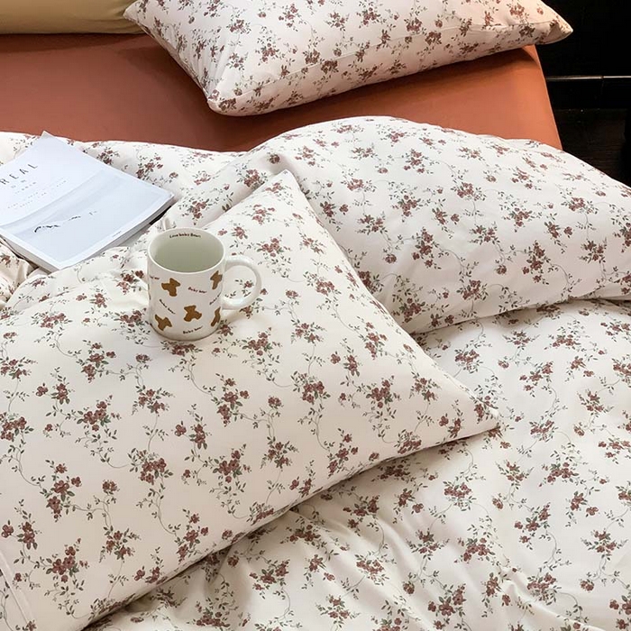 91家纺网 家纺一手货源 找家纺 源启生活 2025秋冬新款A类全棉针织棉活性印染四件套 禾木