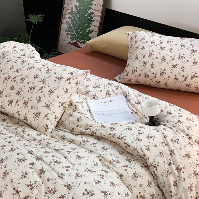 91家纺网 家纺一手货源 找家纺 源启生活 2025秋冬新款A类全棉针织棉活性印染四件套 禾木