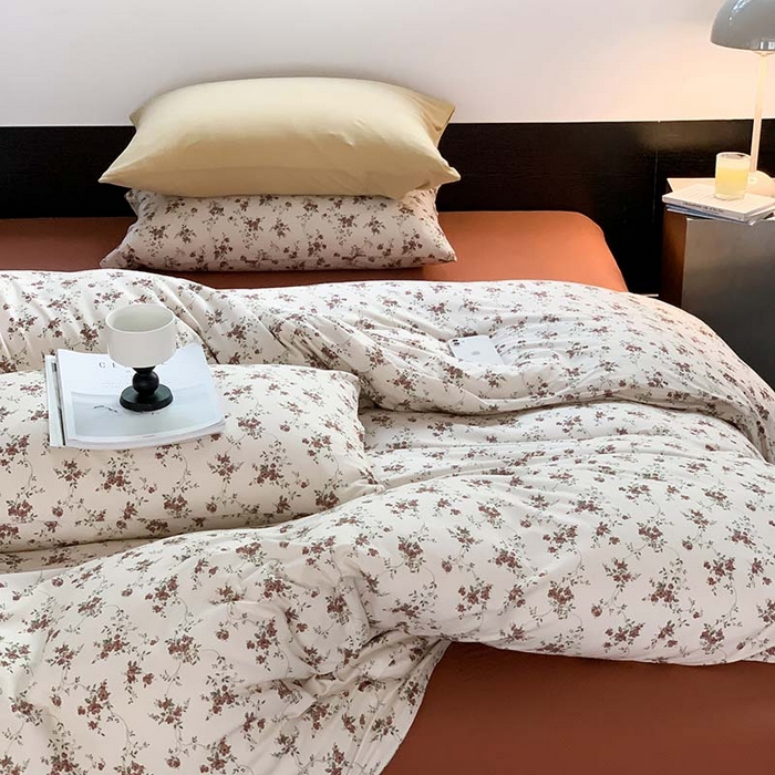 91家纺网 家纺一手货源 找家纺 源启生活 2025秋冬新款A类全棉针织棉活性印染四件套 禾木