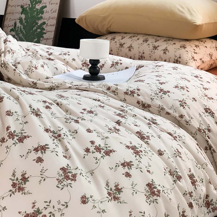 91家纺网 家纺一手货源 找家纺 源启生活 2025秋冬新款A类全棉针织棉活性印染四件套 禾木