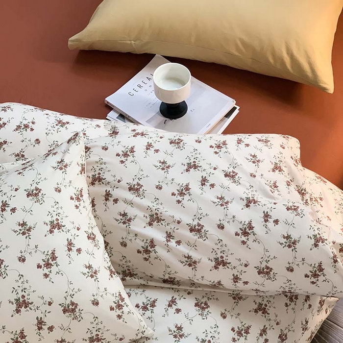 91家纺网 家纺一手货源 找家纺 源启生活 2025秋冬新款A类全棉针织棉活性印染四件套 禾木