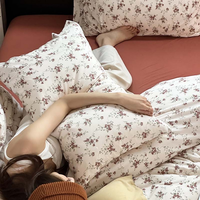 91家纺网 家纺一手货源 找家纺 源启生活 2025秋冬新款A类全棉针织棉活性印染四件套 禾木