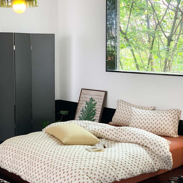 91家纺网 家纺一手货源 找家纺 源启生活 2025秋冬新款A类全棉针织棉活性印染四件套 巴比伦