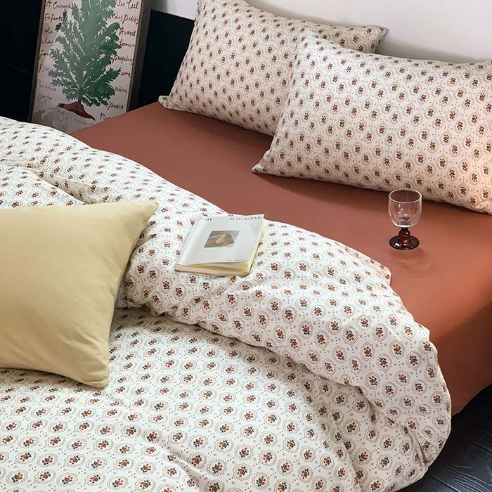 91家纺网 家纺一手货源 找家纺 源启生活 2025秋冬新款A类全棉针织棉活性印染四件套 巴比伦