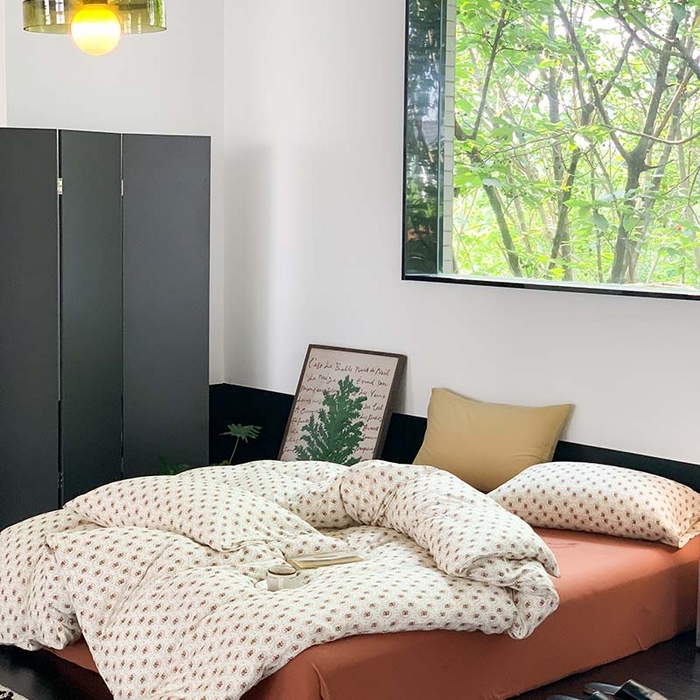 91家纺网 家纺一手货源 找家纺 源启生活 2025秋冬新款A类全棉针织棉活性印染四件套 巴比伦