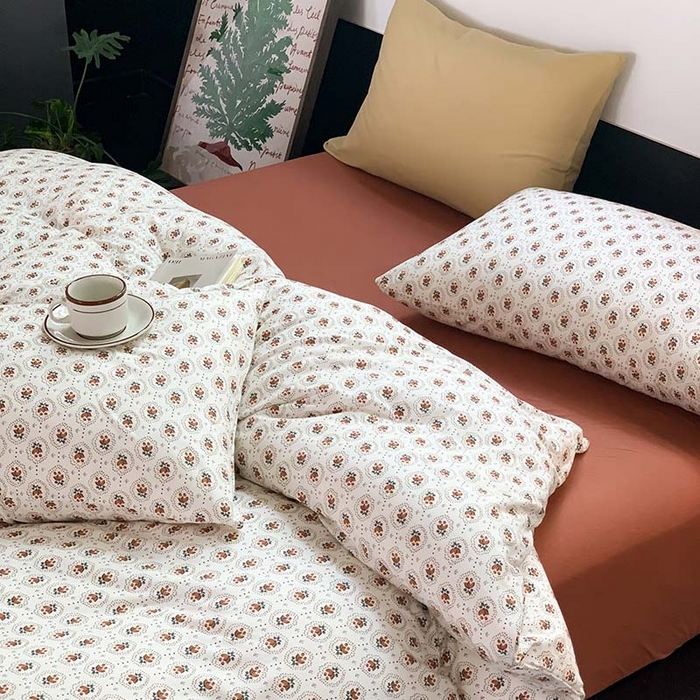 91家纺网 家纺一手货源 找家纺 源启生活 2025秋冬新款A类全棉针织棉活性印染四件套 巴比伦