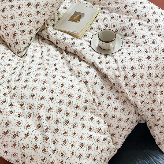 91家纺网 家纺一手货源 找家纺 源启生活 2025秋冬新款A类全棉针织棉活性印染四件套 巴比伦