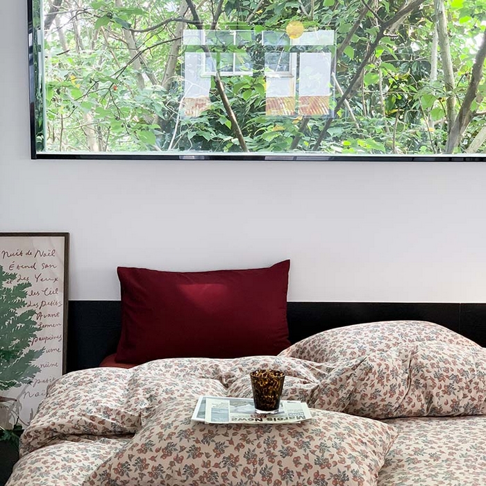 91家纺网 家纺一手货源 找家纺 源启生活 2025秋冬新款A类全棉针织棉活性印染四件套 浆果