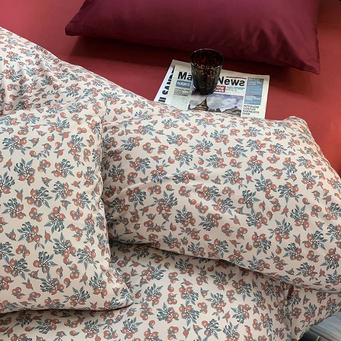 91家纺网 家纺一手货源 找家纺 源启生活 2025秋冬新款A类全棉针织棉活性印染四件套 浆果