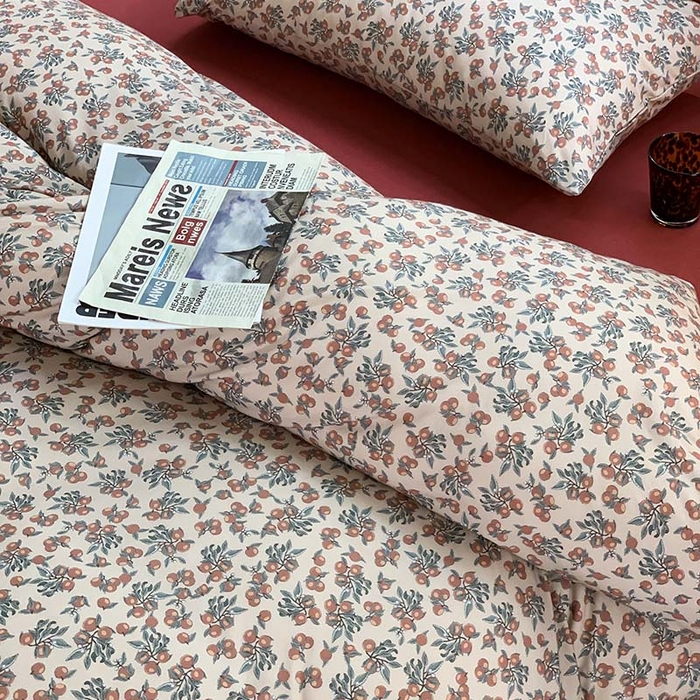 91家纺网 家纺一手货源 找家纺 源启生活 2025秋冬新款A类全棉针织棉活性印染四件套 浆果