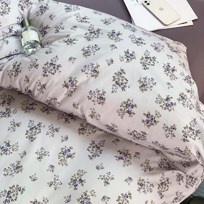 91家纺网 家纺一手货源 找家纺 源启生活 2025秋冬新款A类全棉针织棉活性印染四件套 那些花儿