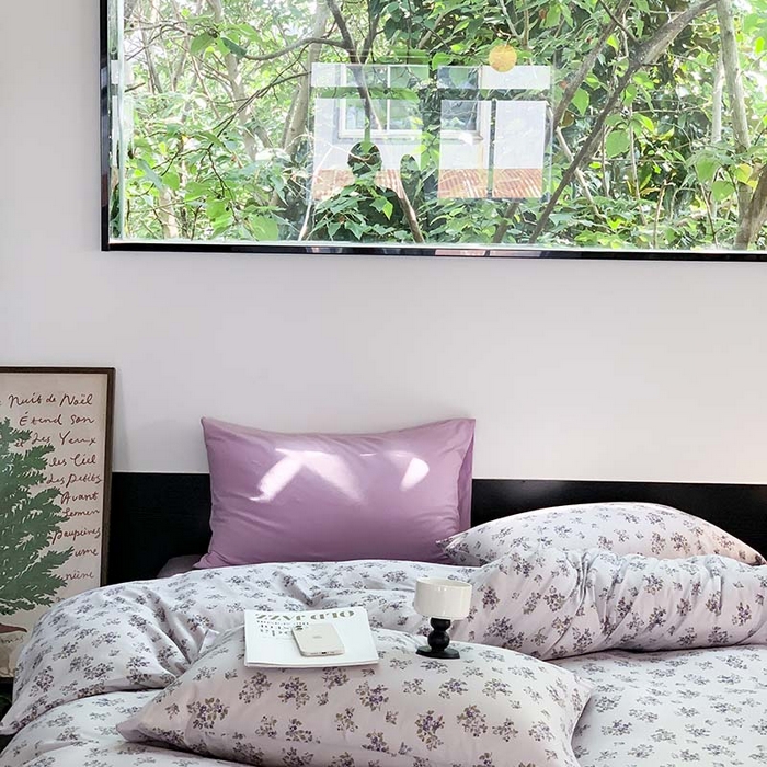 91家纺网 家纺一手货源 找家纺 源启生活 2025秋冬新款A类全棉针织棉活性印染四件套 那些花儿