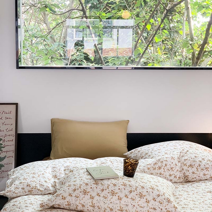 91家纺网 家纺一手货源 找家纺 源启生活 2025秋冬新款A类全棉针织棉活性印染四件套 秋日