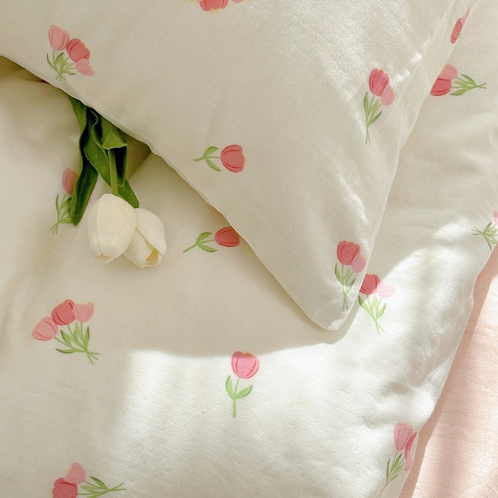 91家纺网 家纺一手货源 找家纺 （总）源启生活 2025新款A类抗菌有氧双层纱全棉印花四件套