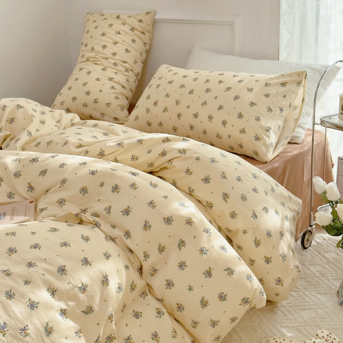 91家纺网 家纺一手货源 找家纺 （总）源启生活 2025新款A类抗菌有氧双层纱全棉印花四件套