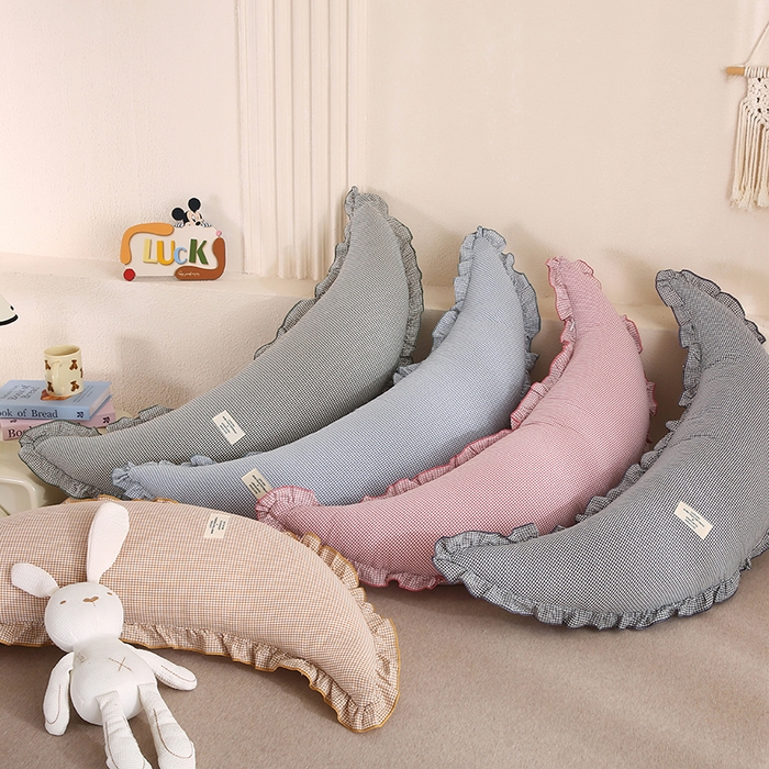 91家纺网 家纺一手货源 找家纺 （总）蔻眠 多功能全棉月亮长抱枕夹腿抱枕芯月亮枕头