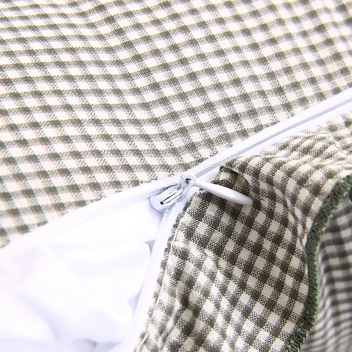 91家纺网 家纺一手货源 找家纺 蔻眠 多功能全棉月亮长抱枕夹腿抱枕芯月亮枕头 月亮-绿小格