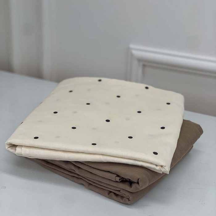 91家纺网 家纺一手货源 找家纺 源启生活 2025新款A类绉纱花边款有氧双层纱夏被被子被芯 赫本