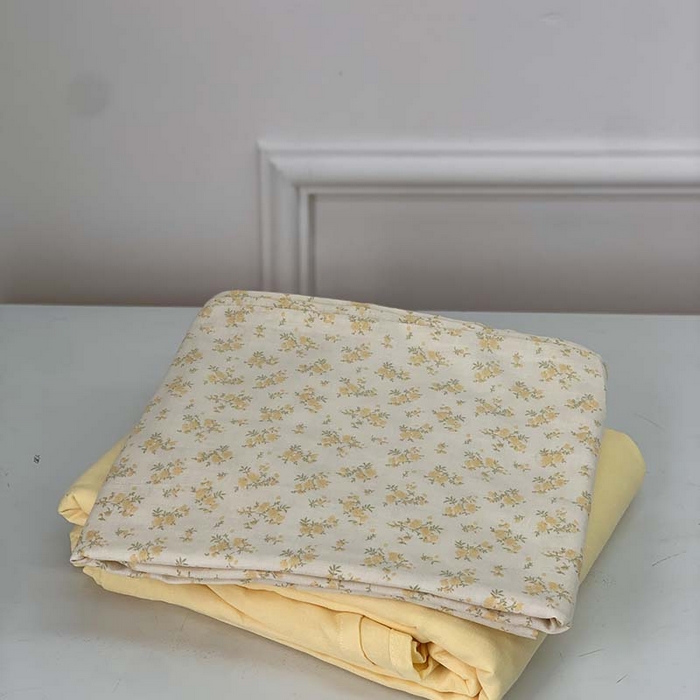 91家纺网 家纺一手货源 找家纺 源启生活 2025新款A类绉纱花边款有氧双层纱夏被被子被芯 小美满