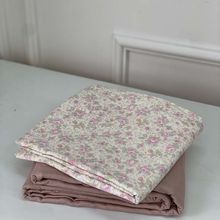 91家纺网 家纺一手货源 找家纺 源启生活 2025新款A类绉纱花边款有氧双层纱夏被被子被芯 茱丽叶