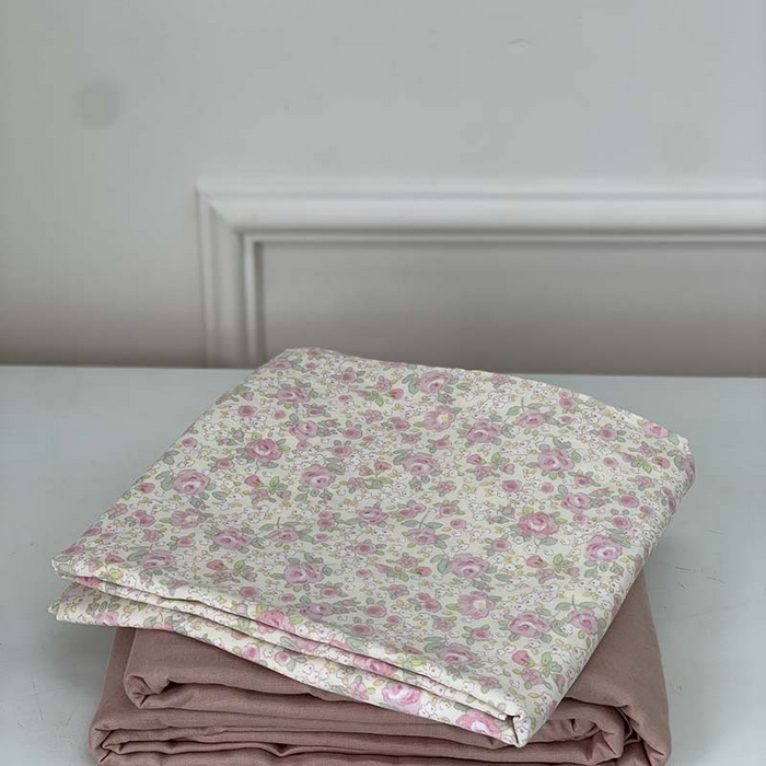 91家纺网 家纺一手货源 找家纺 源启生活 2025新款A类绉纱花边款有氧双层纱夏被被子被芯 茱丽叶