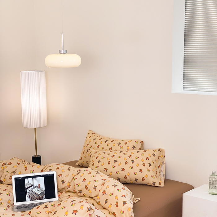 91家纺网 家纺一手货源 找家纺 （总）源启生活 2024新款全棉双层纱四件套-熊啾啾