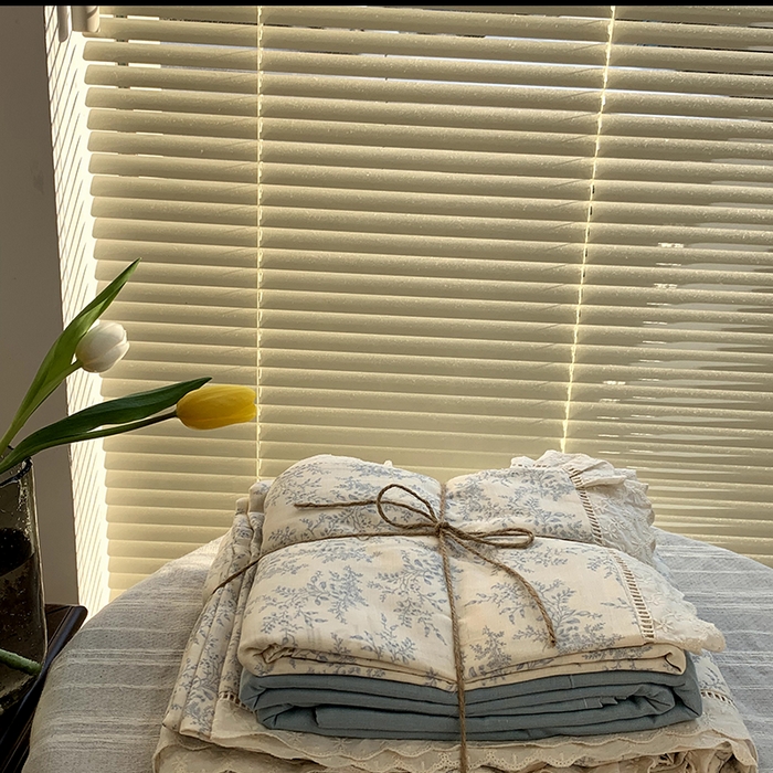 91家纺网 家纺一手货源 找家纺 （总）源启生活 2025新款镂空蕾丝边四件套