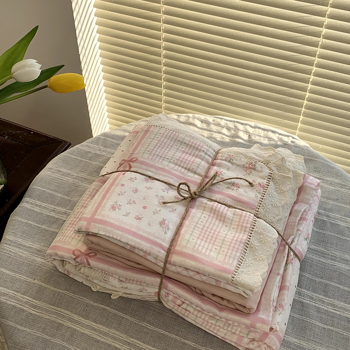 91家纺网 家纺一手货源 找家纺 （总）源启生活 2025新款镂空蕾丝边四件套