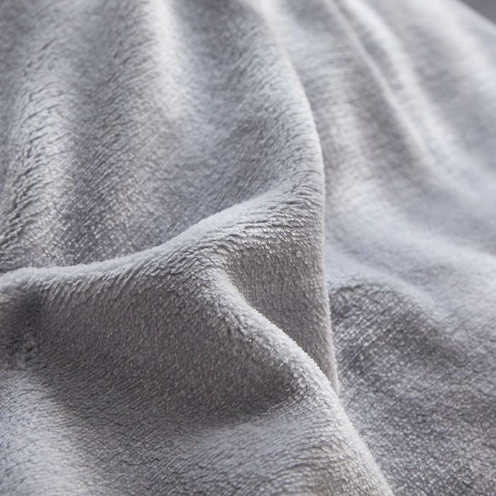 91家纺网 家纺一手货源 找家纺 卡斯诺家纺馆 2025新款A类高克重兔毛绒牛奶绒四件套（赠礼袋） 银灰蓝