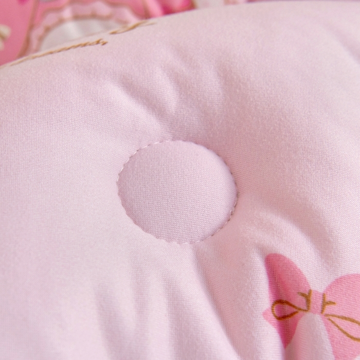 91家纺网 家纺一手货源 找家纺 （总）乐秀家纺 2025新款A类三丽鸥针织棉豆豆被 带激光防伪吊牌