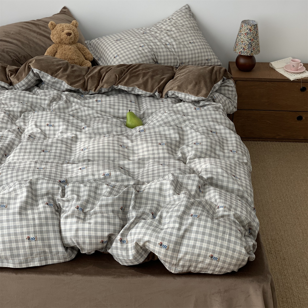 91家纺网 家纺一手货源 找家纺 （总）源启生活 2025新款棉加绒套件四件套