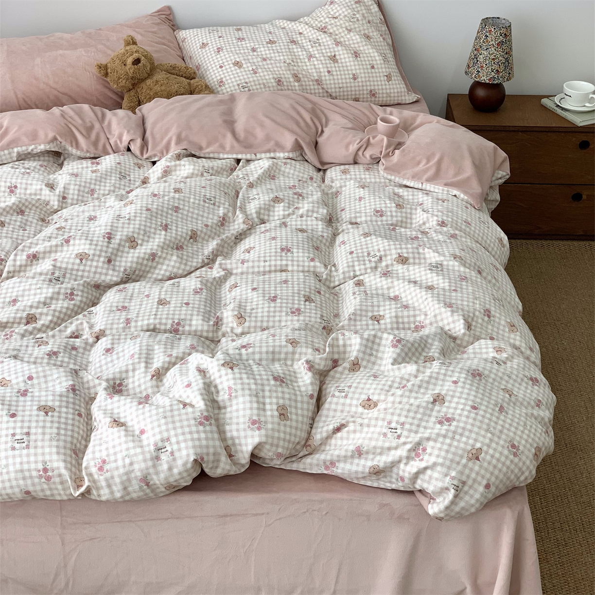 91家纺网 家纺一手货源 找家纺 （总）源启生活 2025新款棉加绒套件四件套