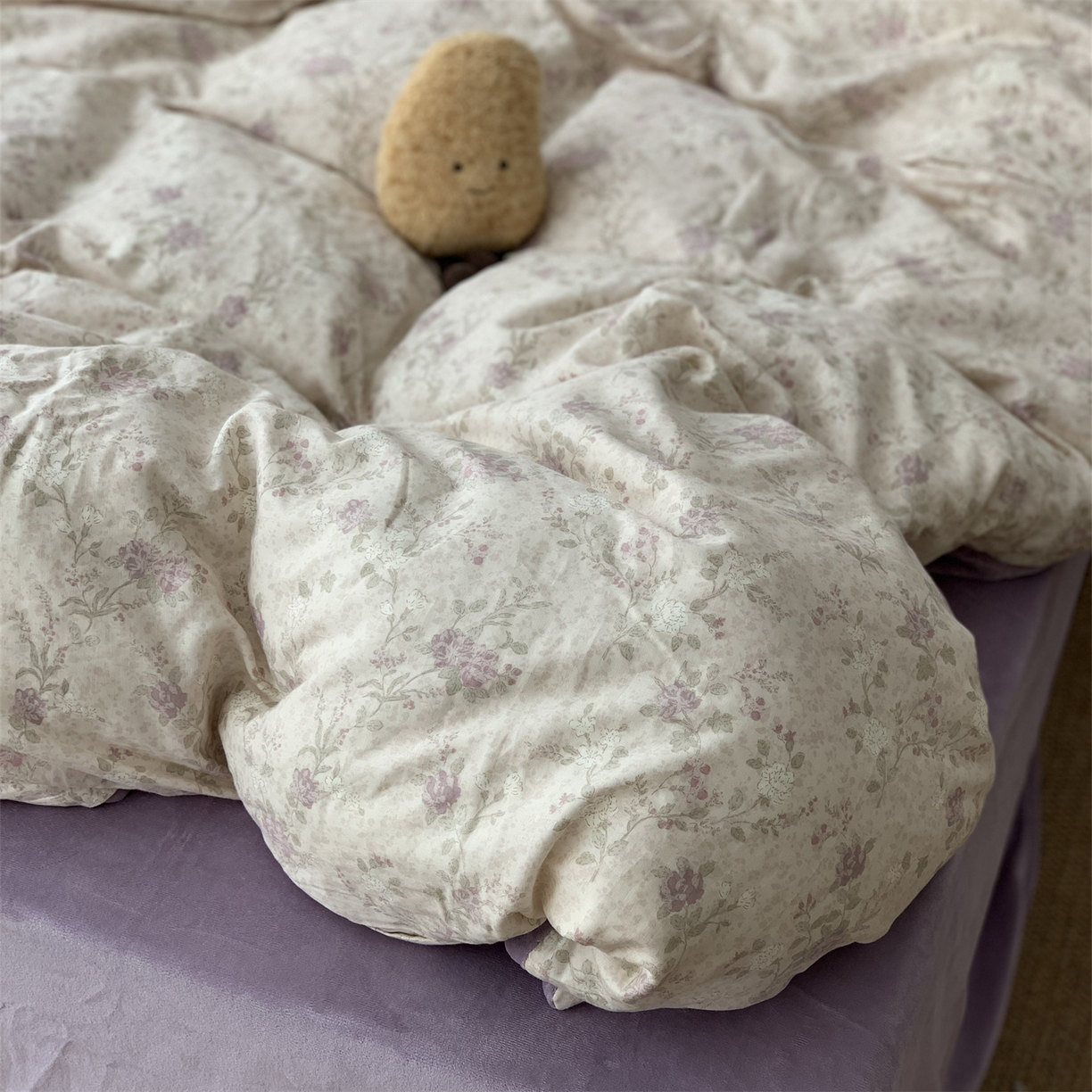 91家纺网 家纺一手货源 找家纺 （总）源启生活 2025新款棉加绒套件四件套