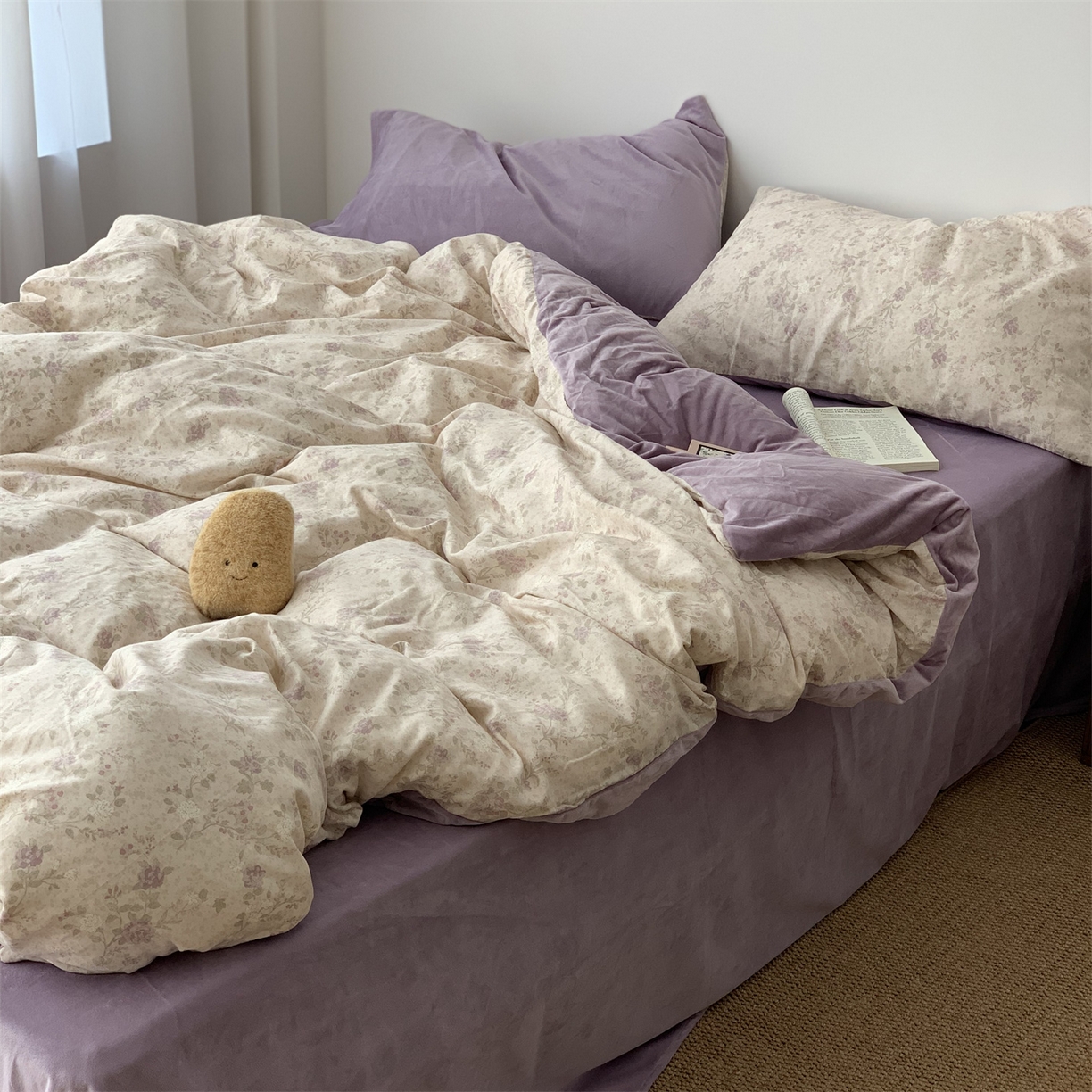 91家纺网 家纺一手货源 找家纺 （总）源启生活 2025新款棉加绒套件四件套