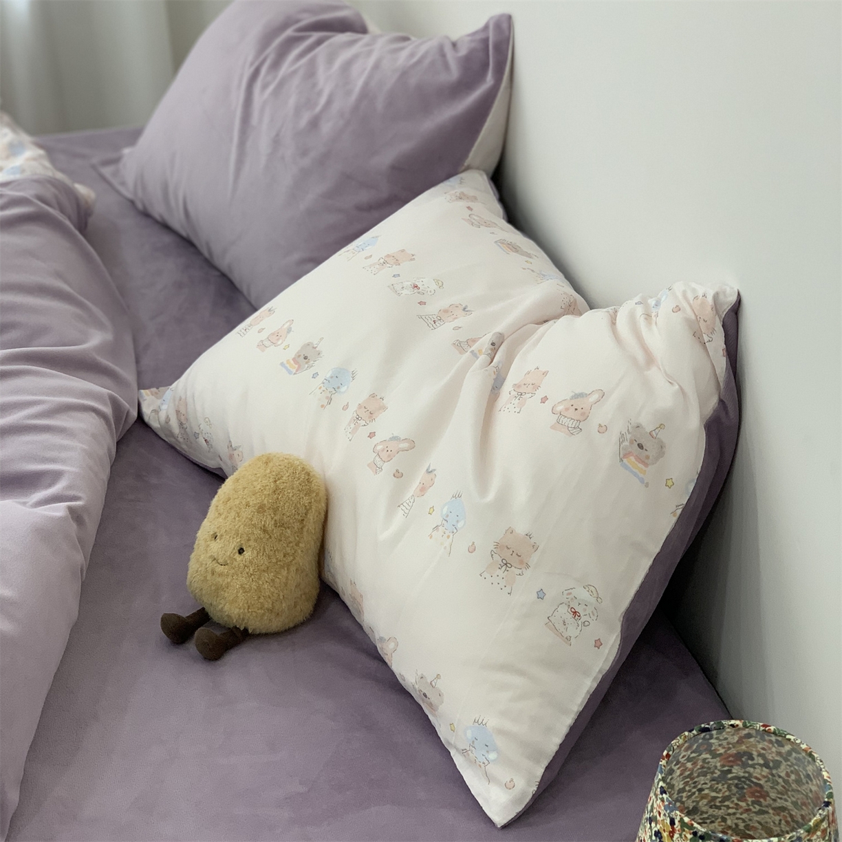 91家纺网 家纺一手货源 找家纺 源启生活 2025新款棉加绒套件四件套 玛卡巴卡