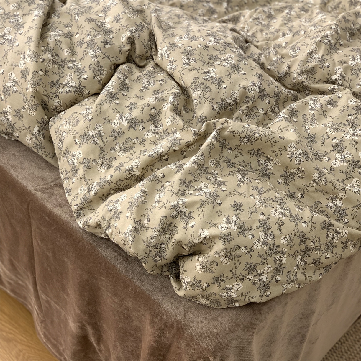 91家纺网 家纺一手货源 找家纺 源启生活 2025新款棉加绒套件四件套 美式