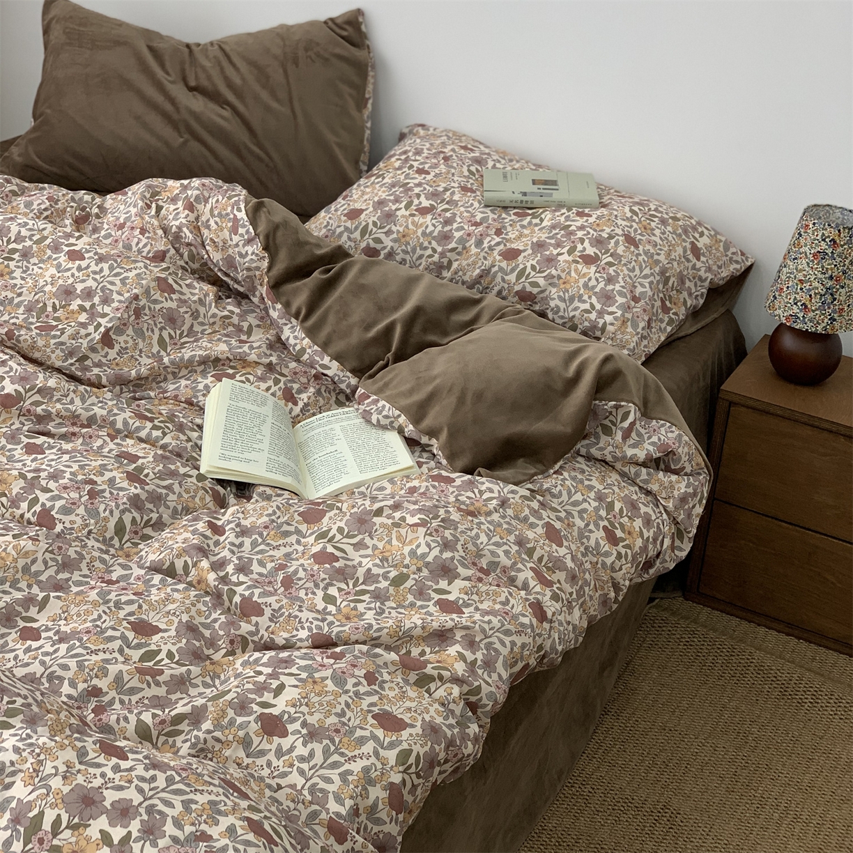 91家纺网 家纺一手货源 找家纺 源启生活 2025新款棉加绒套件四件套 森屿